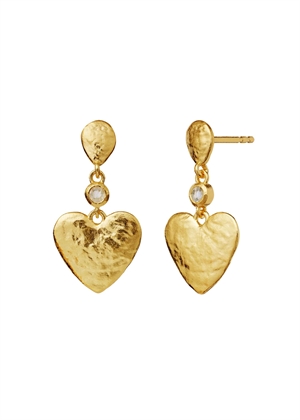 Adeleide earrings Forgyldt Maanesten